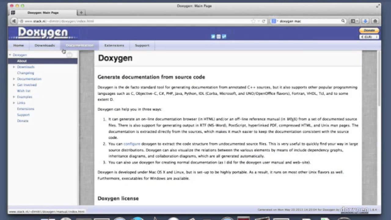 Doxygen Download Mac Os X